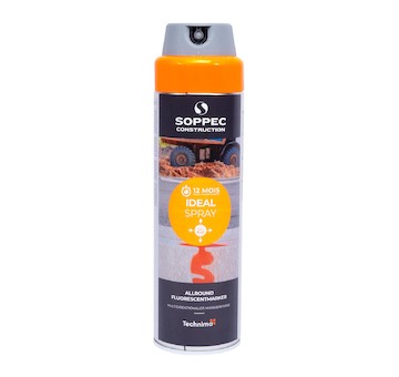 SOPPEC Značkovací sprej Soppec Ideal 360° | oranžový, 500 ml